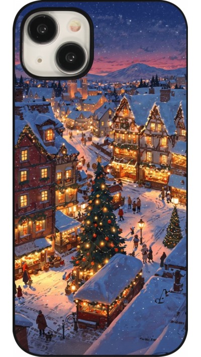 Coque iPhone 15 Plus - Christmas 25 Xmas Village