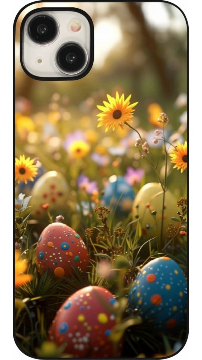 Coque iPhone 15 Plus - Easter 2026 Decorated eggs