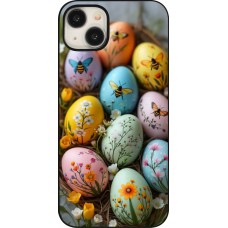 Coque iPhone 15 Plus - Easter 2026 Eggs with bees