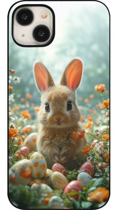Coque iPhone 15 Plus - Easter 2026 Rabbit in the garden