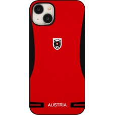 Coque iPhone 15 Plus - Maillot de football Autriche 2026 personnalisable
