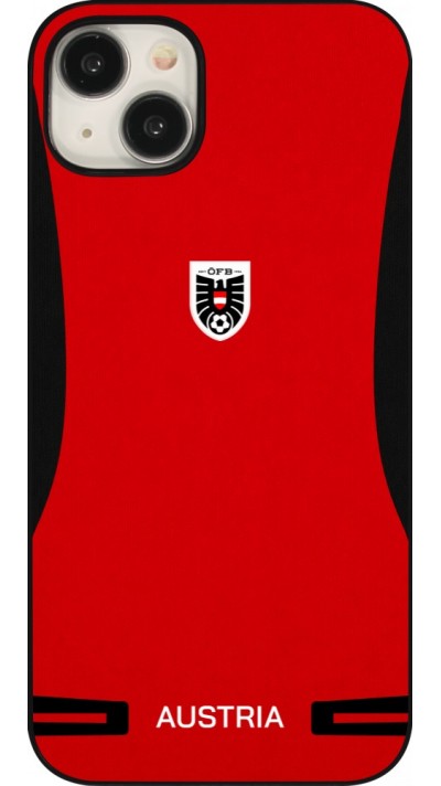 Coque iPhone 15 Plus - Maillot de football Autriche 2026 personnalisable