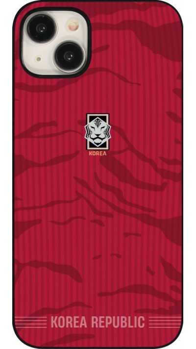 Coque iPhone 15 Plus - Maillot de football Corée du Sud 2026 personnalisable
