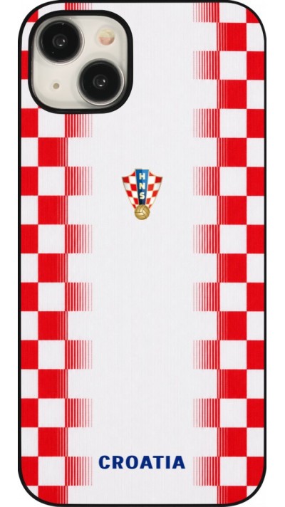 Coque iPhone 15 Plus - Maillot de football Croatie 2026 personnalisable