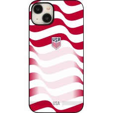 Coque iPhone 15 Plus - Maillot de football États-Unis 2026 personnalisable