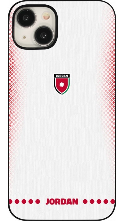 Coque iPhone 15 Plus - Maillot de football Jordanie 2026 personnalisable