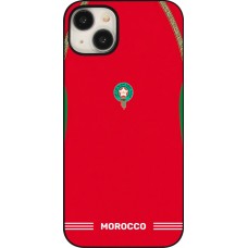 Coque iPhone 15 Plus - Maillot de football Maroc 2026 personnalisable
