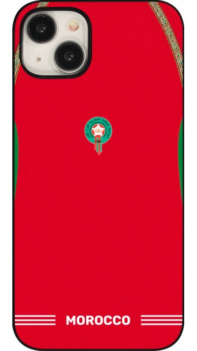 Coque iPhone 15 Plus - Maillot de football Maroc 2026 personnalisable