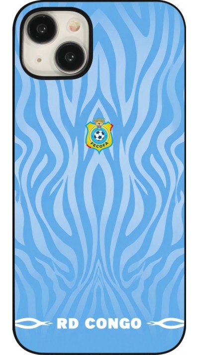 Coque iPhone 15 Plus - Maillot de football RD Congo 2026 personnalisable
