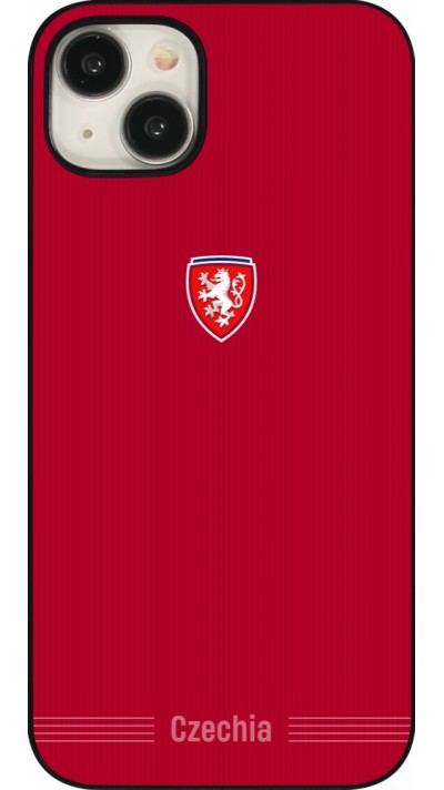Coque iPhone 15 Plus - Maillot de football Répuplique Tchèque 2026 personnalisable