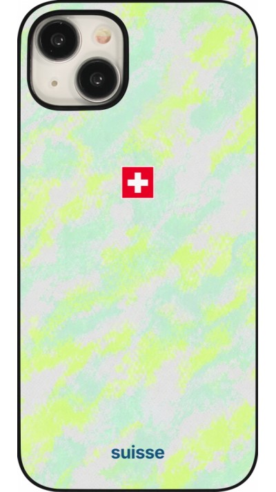 Coque iPhone 15 Plus - Maillot de football Suisse Away 2026 personnalisable