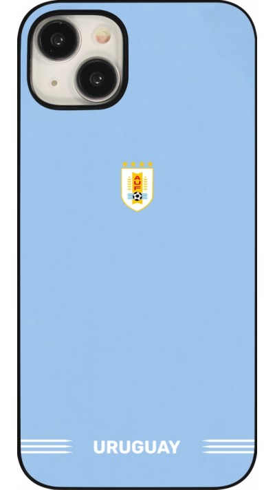 Coque iPhone 15 Plus - Maillot de football Uruguay 2026 personnalisable