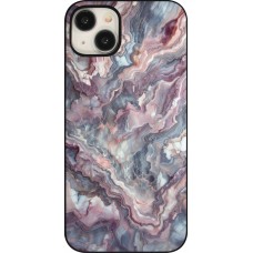 Coque iPhone 15 Plus - Marbre violette argentée