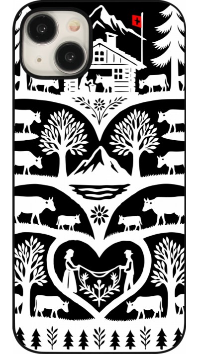 Coque iPhone 15 Plus - Poya Suisse 2 noir