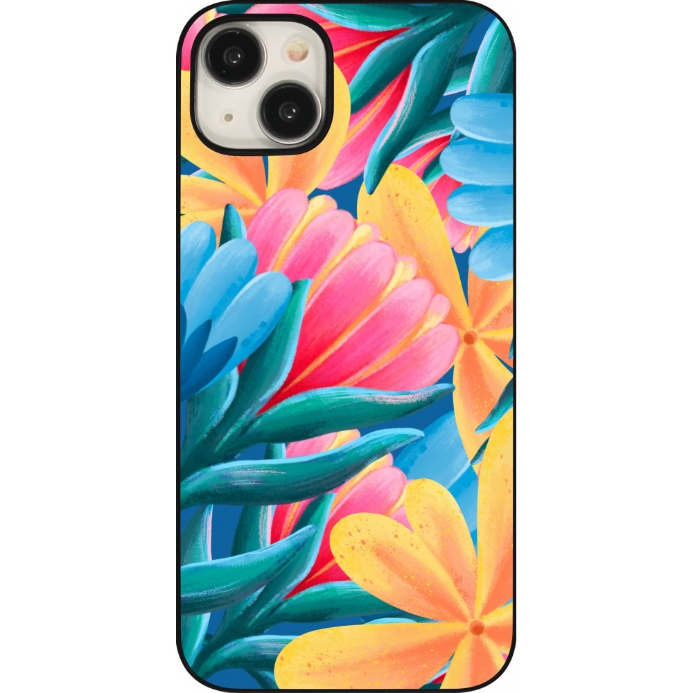 iPhone 15 Plus Case Hülle - Spring 23 colorful flowers