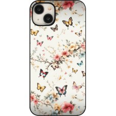 Coque iPhone 15 Plus - Spring 25 Papillons Légers