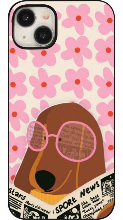 Coque iPhone 15 Plus - Dog with newspaper Spring 2026