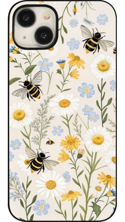 Coque iPhone 15 Plus - Pattern bees Spring 2026