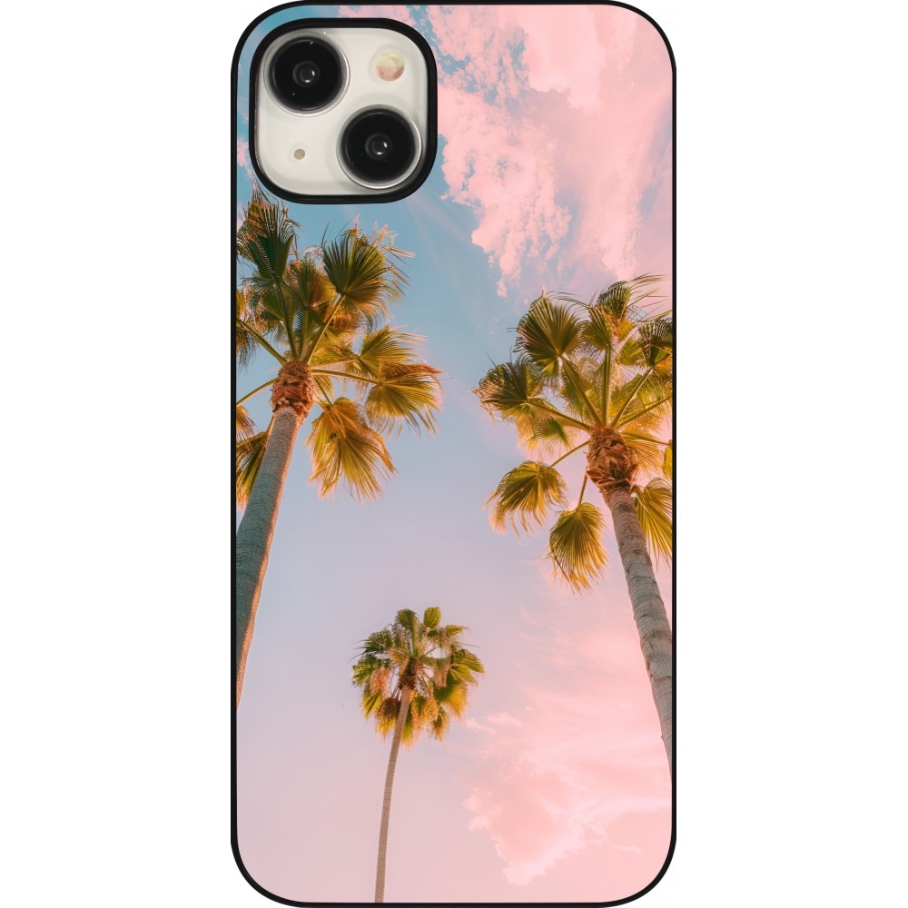 Coque iPhone 15 Plus - Summer 2025 Palmiers