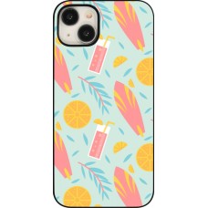 Coque iPhone 15 Plus - Summer 2025 Pattern citron