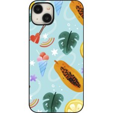 Coque iPhone 15 Plus - Summer 2025 Pattern papaya