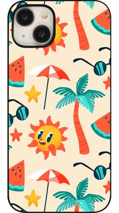 Coque iPhone 15 Plus - Summer 2025 Pattern soleil