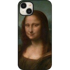 Coque iPhone 15 Plus - Tableau art - La Joconde - Léonard de Vinci