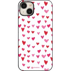 Coque iPhone 15 Plus - Valentine 2022 Many pink hearts