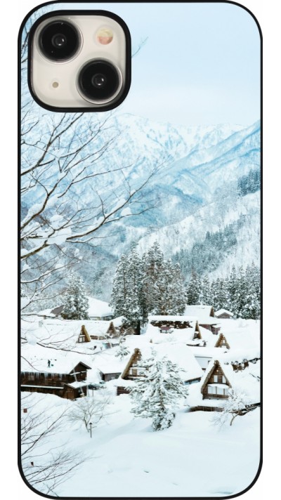 iPhone 15 Plus Case Hülle - Winter 25 Winter snowy landscape