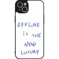 iPhone 15 Plus Case Hülle - Silikon schwarz Offline is the new luxury