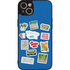 Coque iPhone 15 Plus - Silicone rigide noir Seals of the Dominican Republic DTMF