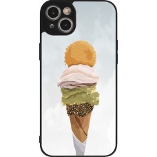 Coque iPhone 15 Plus - Silicone rigide noir Summer 2025 Cornet
