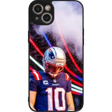 Coque iPhone 15 Plus - Silicone rigide noir Super Bowl 26 Patriots 3