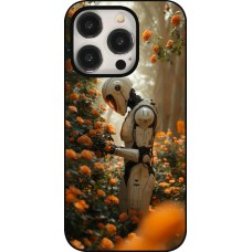 Coque iPhone 15 Pro - Astronaut flowers 2025