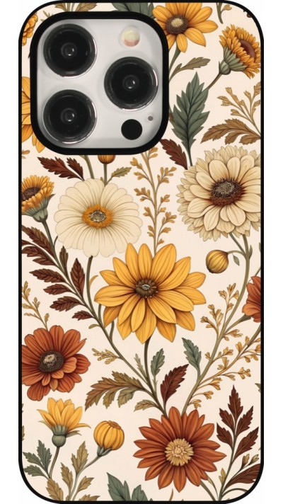 Coque iPhone 15 Pro - Autumn 25 Flower pattern