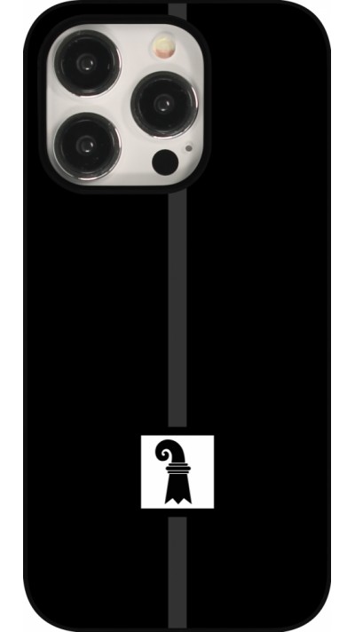 iPhone 15 Pro Case Hülle - Kanton BS schwarz