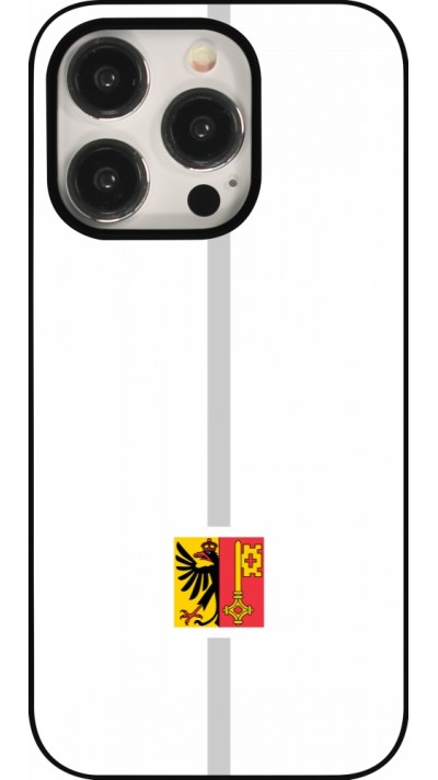 iPhone 15 Pro Case Hülle - Kanton GE weiss