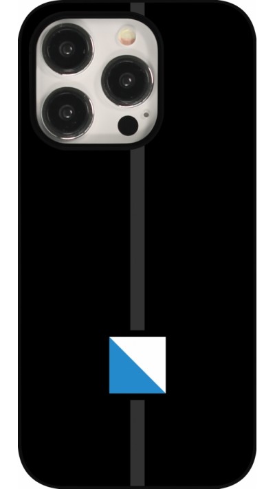 iPhone 15 Pro Case Hülle - Kanton ZH schwarz
