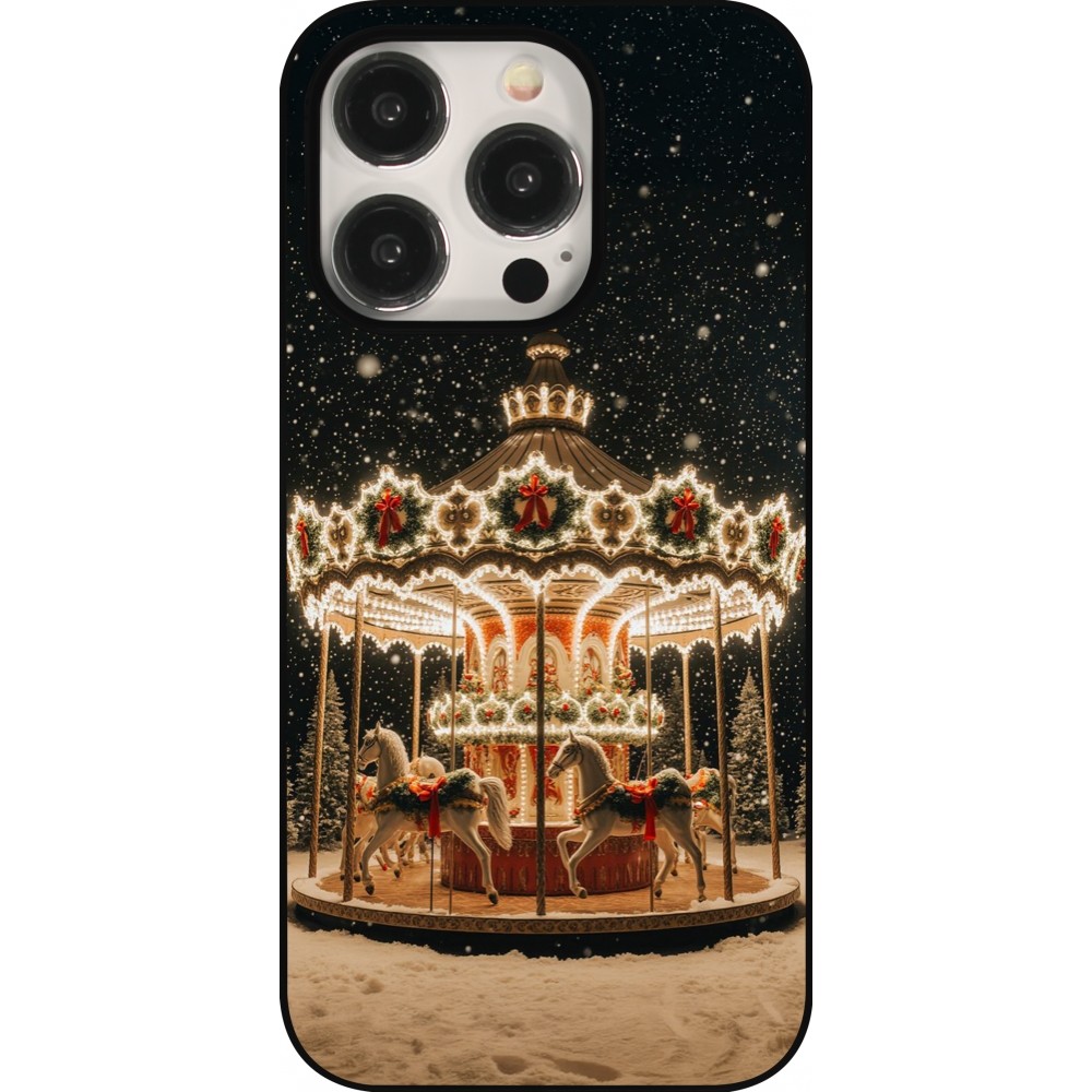 Coque iPhone 15 Pro - Christmas 25 Carousel