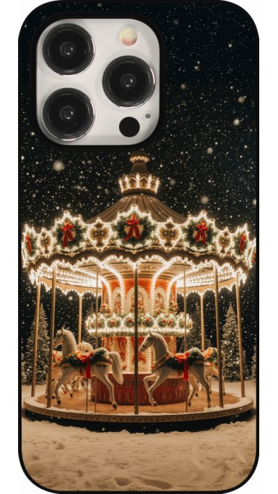 Coque iPhone 15 Pro - Christmas 25 Carousel