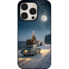 Coque iPhone 15 Pro - Christmas 25 Car with Tree Xmas