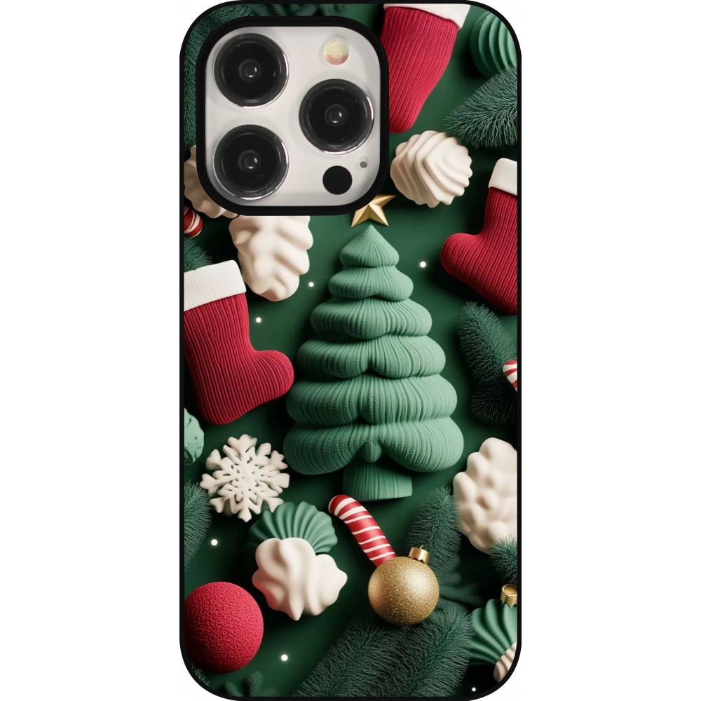 Coque iPhone 15 Pro - Christmas 25 Christmas textiles