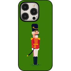 Coque iPhone 15 Pro - Christmas 25 Nutcracker Green