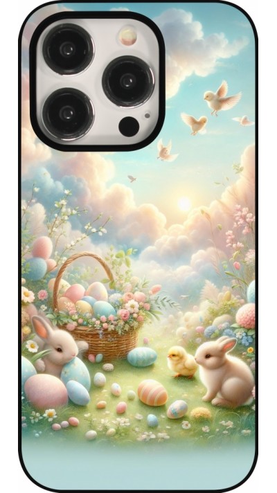 iPhone 15 Pro Case Hülle - Ostern 2025 Pastell Ostern