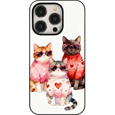 Coque iPhone 15 Pro - Saint Valentines Day 26 Cat Love