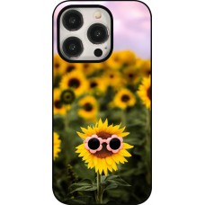 Coque iPhone 15 Pro - Sunflower with glasses 2026