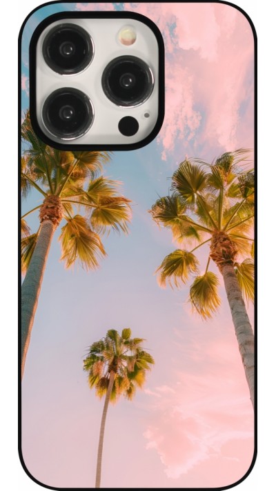 Coque iPhone 15 Pro - Summer 2025 Palmiers