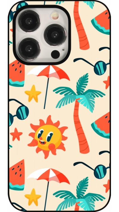 Coque iPhone 15 Pro - Summer 2025 Pattern soleil
