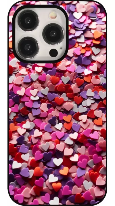 iPhone 15 Pro Case Hülle - Valentin 2025 Konfetti