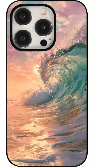 iPhone 15 Pro Case Hülle - Wave Sunset